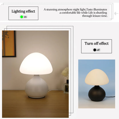 Modern Mushroom Table Lamp for Calm Interiors