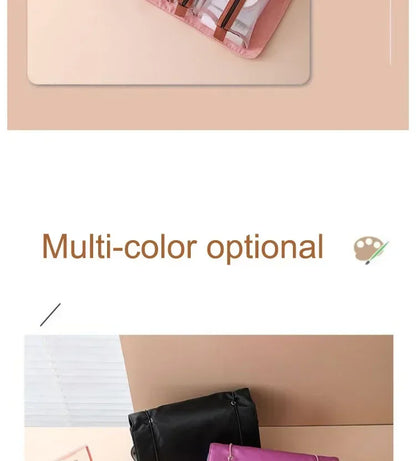 Makeup Organizer Female Toiletry Kit Bag Make Up Case Storage Pouch Luxury Lady Box, Cosmetic Bag, Organizer Bag for Travel Zip