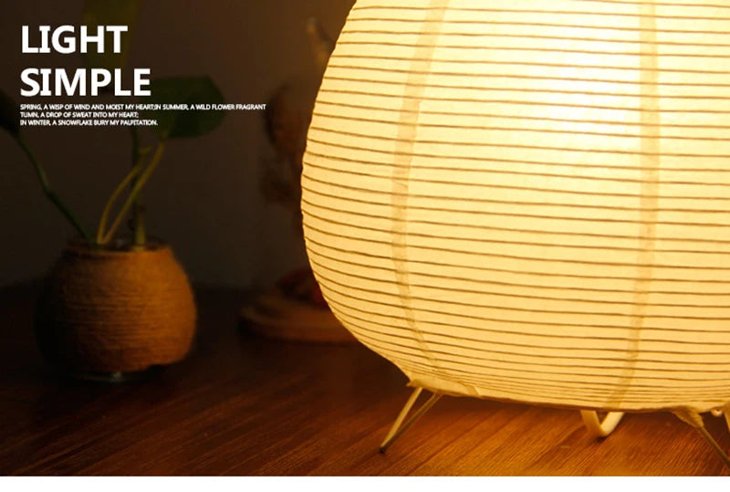 Nordic Wabi-Sabi Table Lamp with Soft Ambient Light