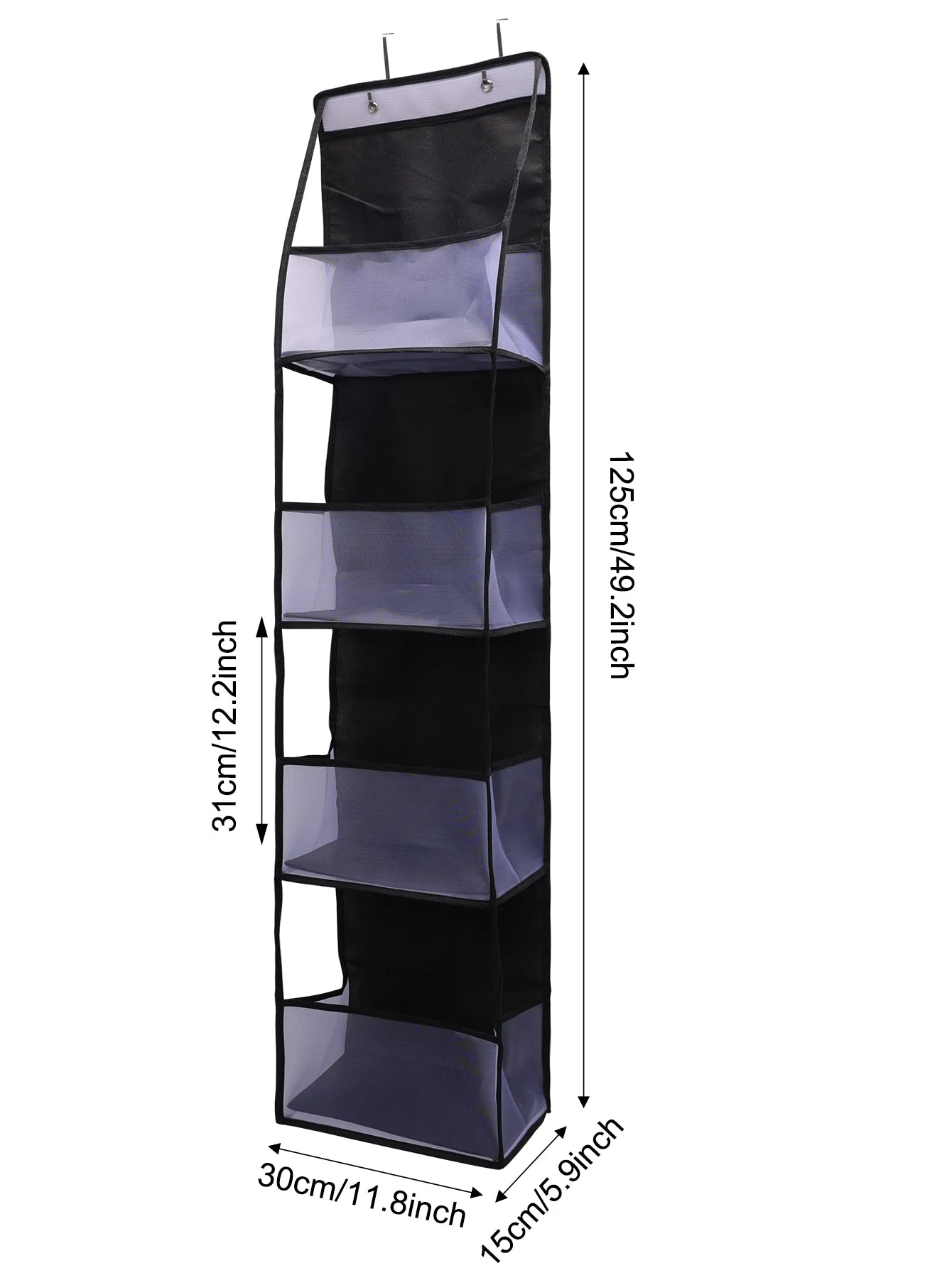 Multi-functional Fabric Hanging Bag for Behind the Door Multi-layer Storage Hanging Bag Miscellaneous Organizer Storage Hanging