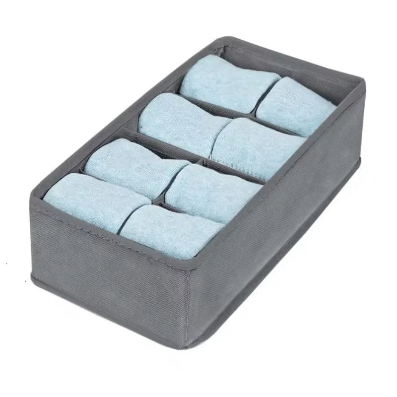 Sock Drawer Organizer Divider Underwear 24 Cell Closet Organizers Holders for Storing Socks Handkerchiefs Ties Belts