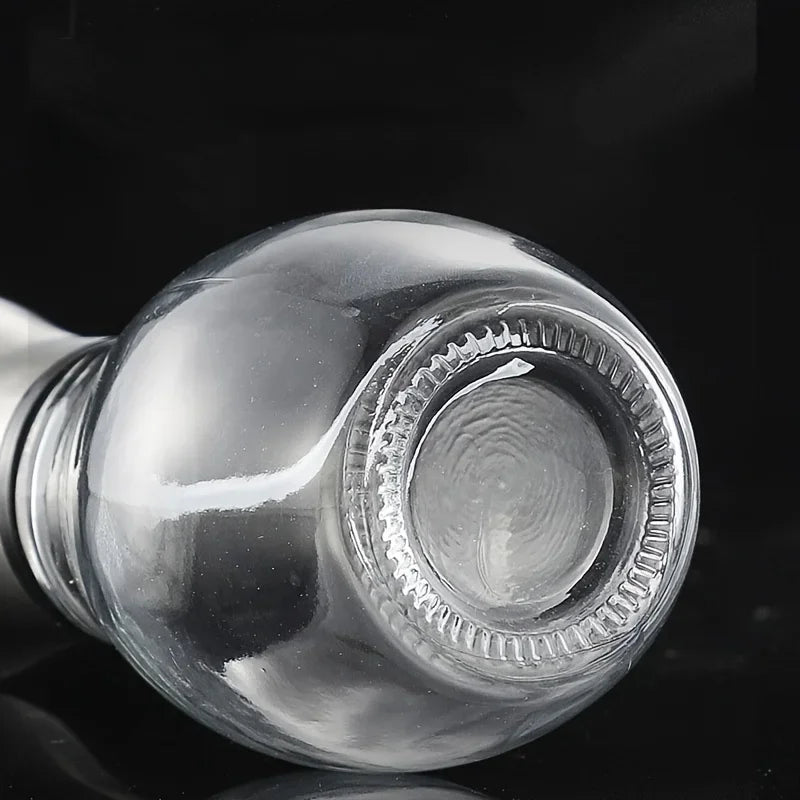 Kitchen Oil Sprayer for Cooking,6.8oz/200ml Olive Oil or Vinegar, Trigger Design,Stainless Steel Vinegar Glass Spray Bottle