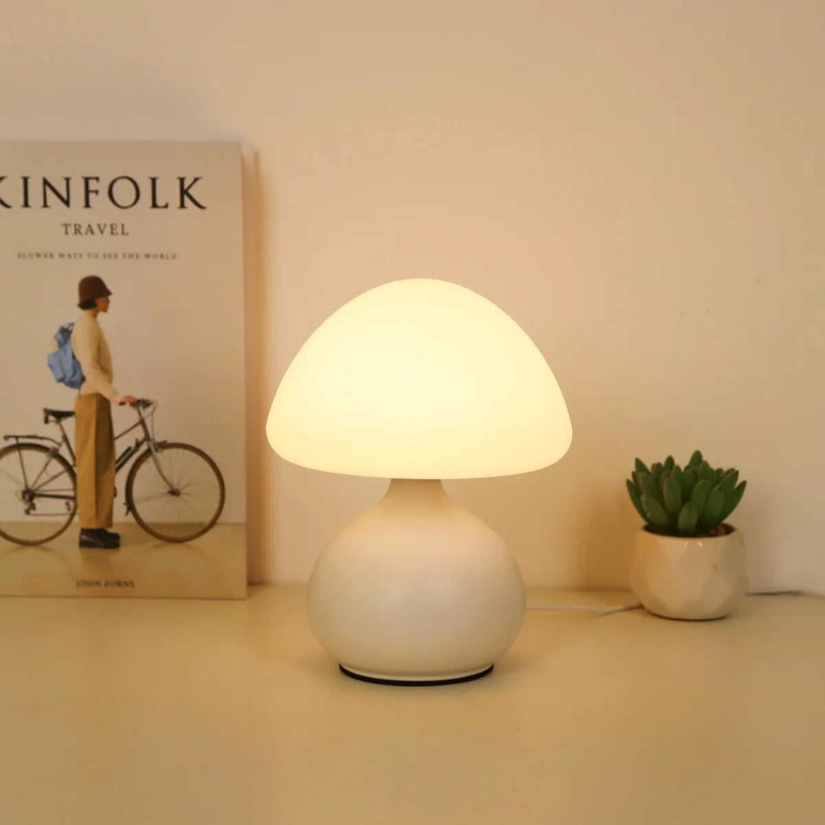 Modern Mushroom Table Lamp for Calm Interiors