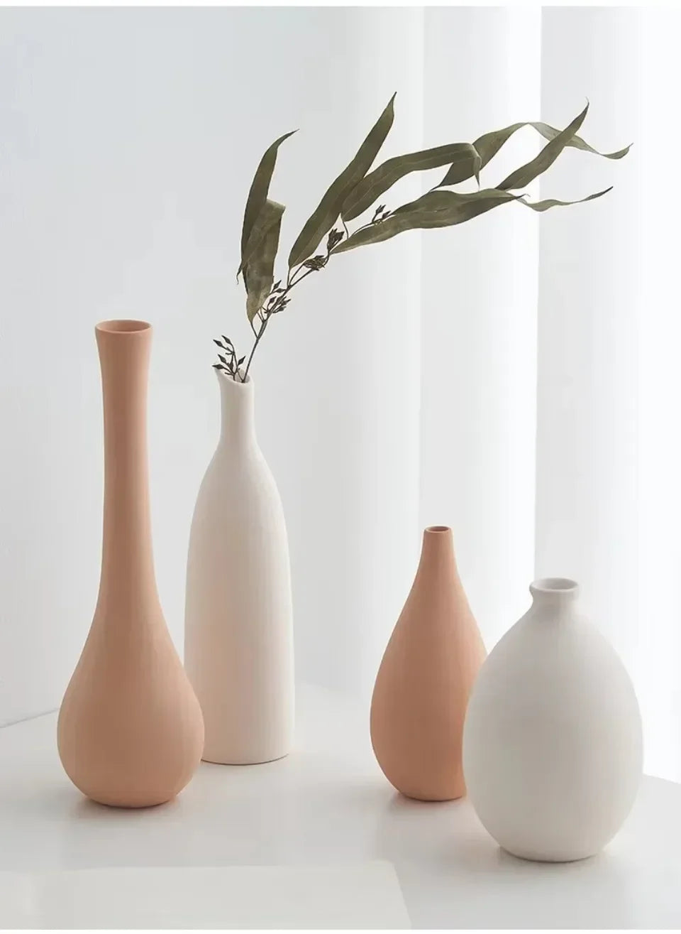 Matte Ceramic Vase for Clean, Modern Interiors