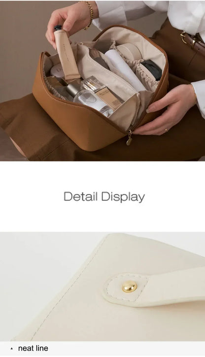 Makeup Organizer Female Toiletry Kit Bag Make Up Case Storage Pouch Luxury Lady Box, Cosmetic Bag, Organizer Bag for Travel Zip