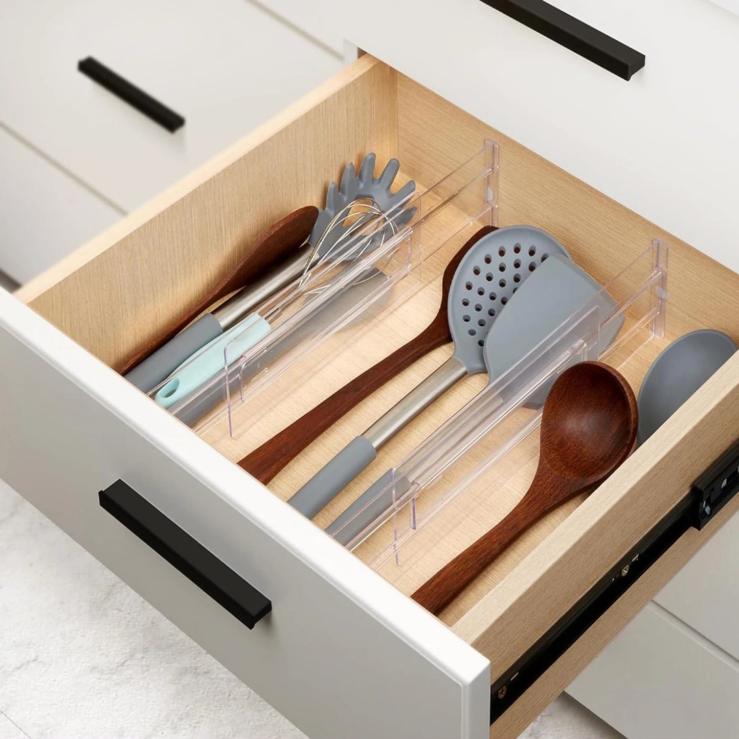 Expandable Drawer Dividers – Adjustable Drawer Organization Set