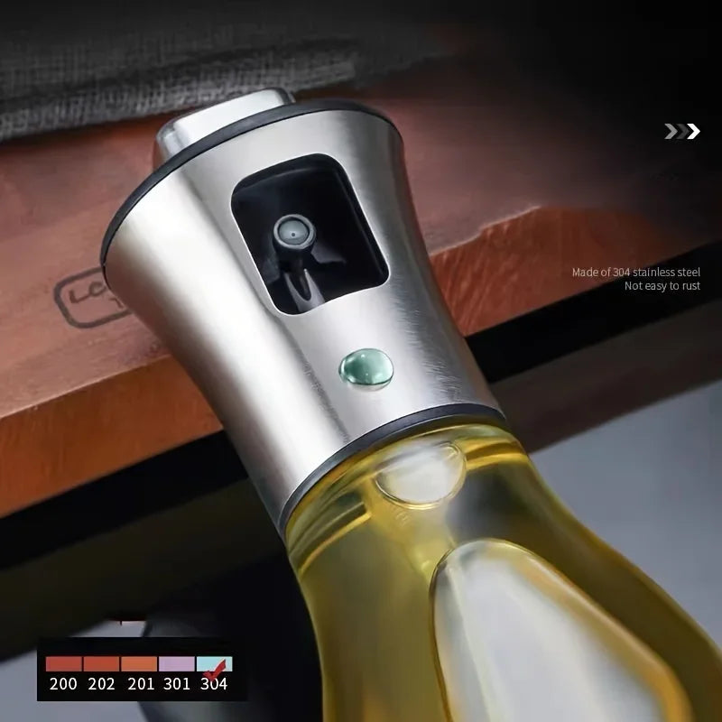 Olive Oil Sprayer for Cooking,200ml glass Olive oil sprayer,  Vegetable Oil sprayer with funnel ,Oil sprayer,Baking, Frying, BBQ