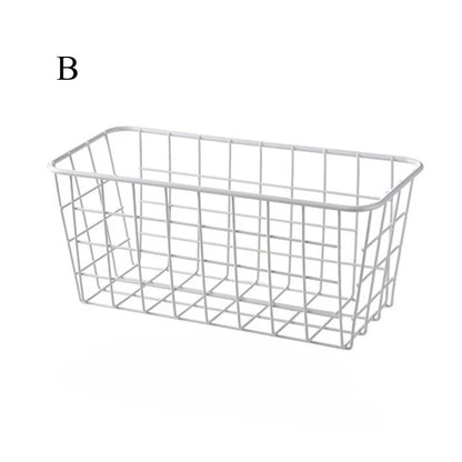 Cabinet Door Storage Rack – Punch-Free Kitchen Organizer