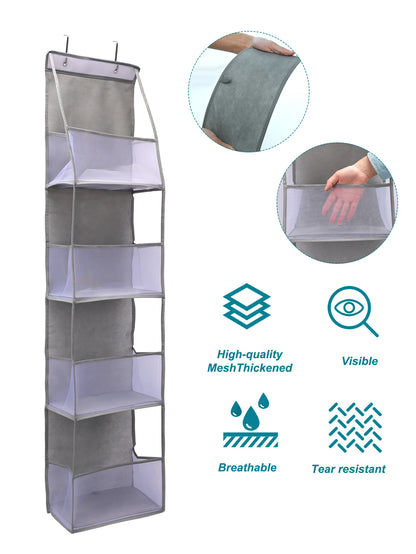 Multi-functional Fabric Hanging Bag for Behind the Door Multi-layer Storage Hanging Bag Miscellaneous Organizer Storage Hanging