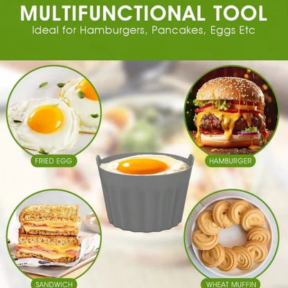 2/4/8Pcs Ramekins For Air Fryer Silicone Large Muffin Cases Nonstick Egg Poacher Silicone Mould Bakeware Easy Release Baking