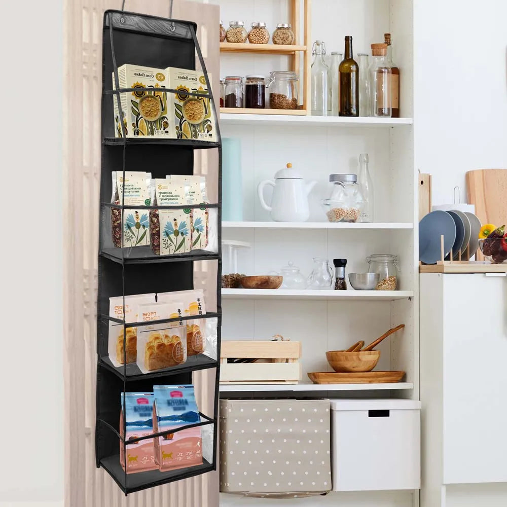 Multi-functional Fabric Hanging Bag for Behind the Door Multi-layer Storage Hanging Bag Miscellaneous Organizer Storage Hanging