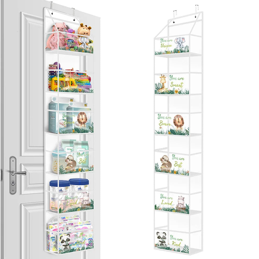 Multi-functional Fabric Hanging Bag for Behind the Door Multi-layer Storage Hanging Bag Miscellaneous Organizer Storage Hanging