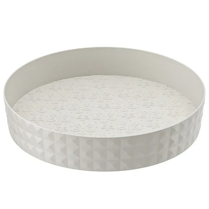 1Pc Kitchen Storage Spice Rack 360 Degree Rotating Cabinet Storage Rack Tray Cosmetic Storage Rack Non-slip Spice Round Rack