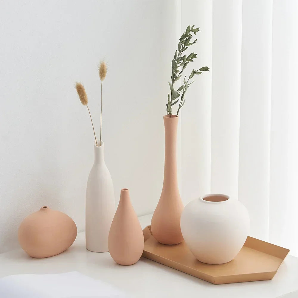 Matte Ceramic Vase for Clean, Modern Interiors