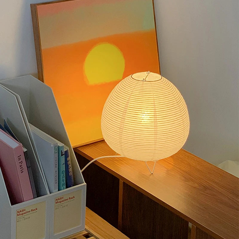 Nordic Wabi-Sabi Table Lamp with Soft Ambient Light