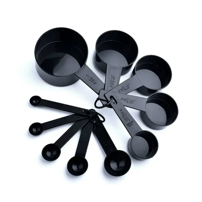 10-Piece Measuring Cups and Spoons Set – Kitchen Baking Tools