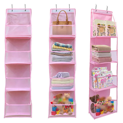 Multi-functional Fabric Hanging Bag for Behind the Door Multi-layer Storage Hanging Bag Miscellaneous Organizer Storage Hanging