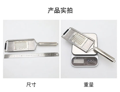 Stainless steel multifunctional manual switchable radish slicer for three-dimensional vegetable cutting in the kitchen