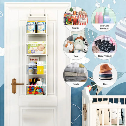 Multi-functional Fabric Hanging Bag for Behind the Door Multi-layer Storage Hanging Bag Miscellaneous Organizer Storage Hanging