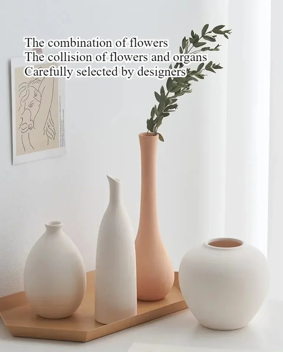Matte Ceramic Vase for Clean, Modern Interiors
