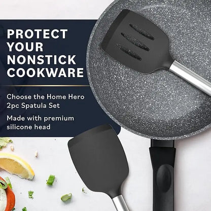 1/2Pcs Silicone Spatula Set Heat Resistant Nonstick Steak Spatula Kitchen Cooking Utensils Cookware Cooking Tool Set Spatula Kit