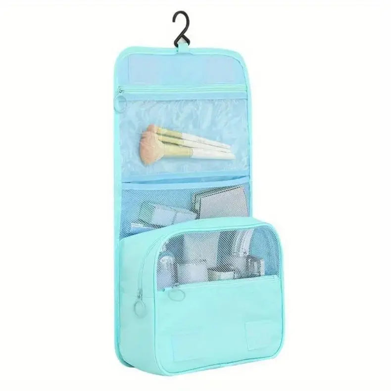 Portable Hook Toilet Bag Multi Functional Travel Waterproof Wear Resistant Multi Layer Storage Large Capacity Makeup Bag