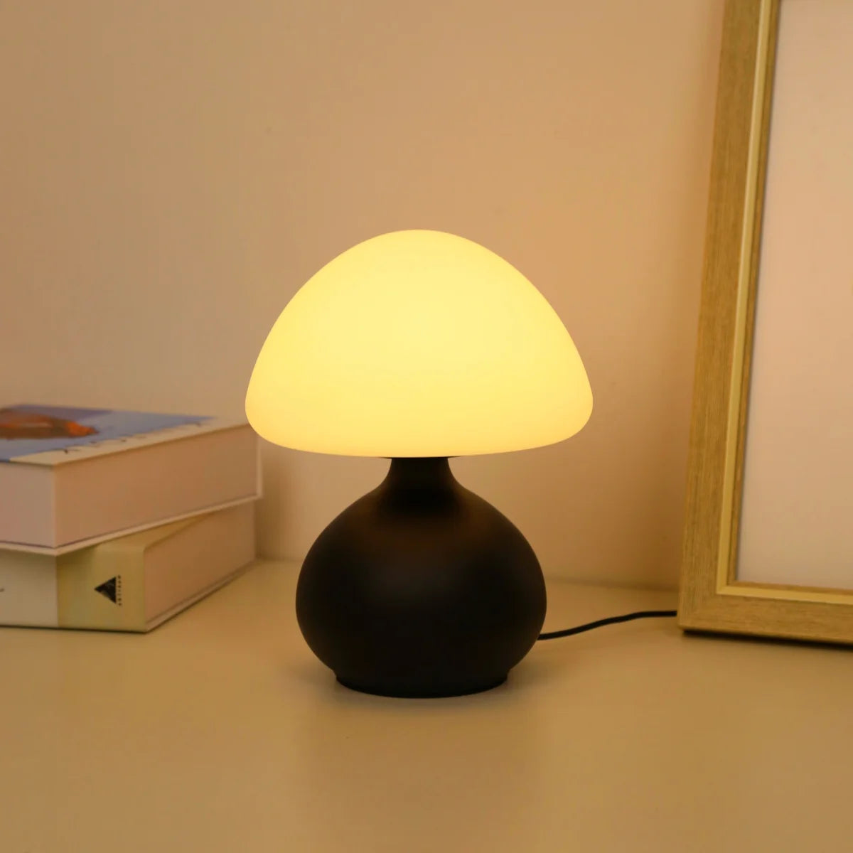 Modern Mushroom Table Lamp for Calm Interiors