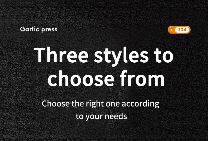 Manual Stainless Steel Garlic Press – Easy Kitchen Garlic Crusher