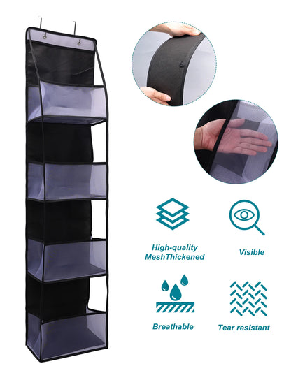 Multi-functional Fabric Hanging Bag for Behind the Door Multi-layer Storage Hanging Bag Miscellaneous Organizer Storage Hanging