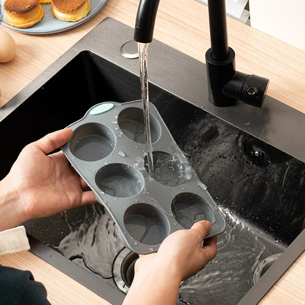 Silicone Cake Mold Pan 6/12 Cup Baking Tray Non-Stick Muffin Mould Cupcake Baking for Cakes Biscuit DIY Cake Kitchen Accessories