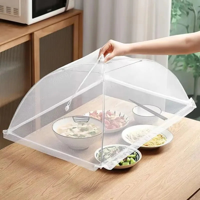 Foldable Food Cover Mesh – Insect-Proof Kitchen Dish Protector