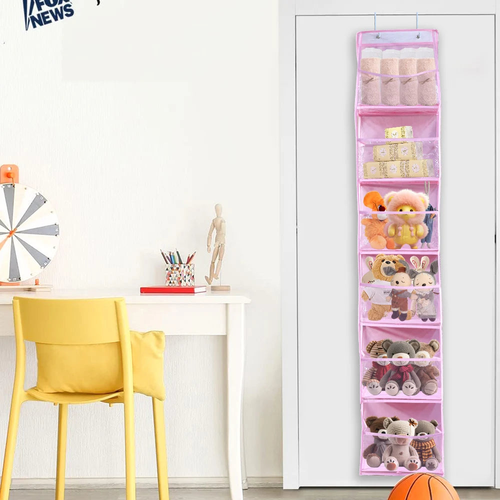 Multi-functional Fabric Hanging Bag for Behind the Door Multi-layer Storage Hanging Bag Miscellaneous Organizer Storage Hanging