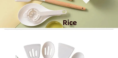 12-Piece Silicone Kitchen Utensils Set – Non-Stick Cookware Tools