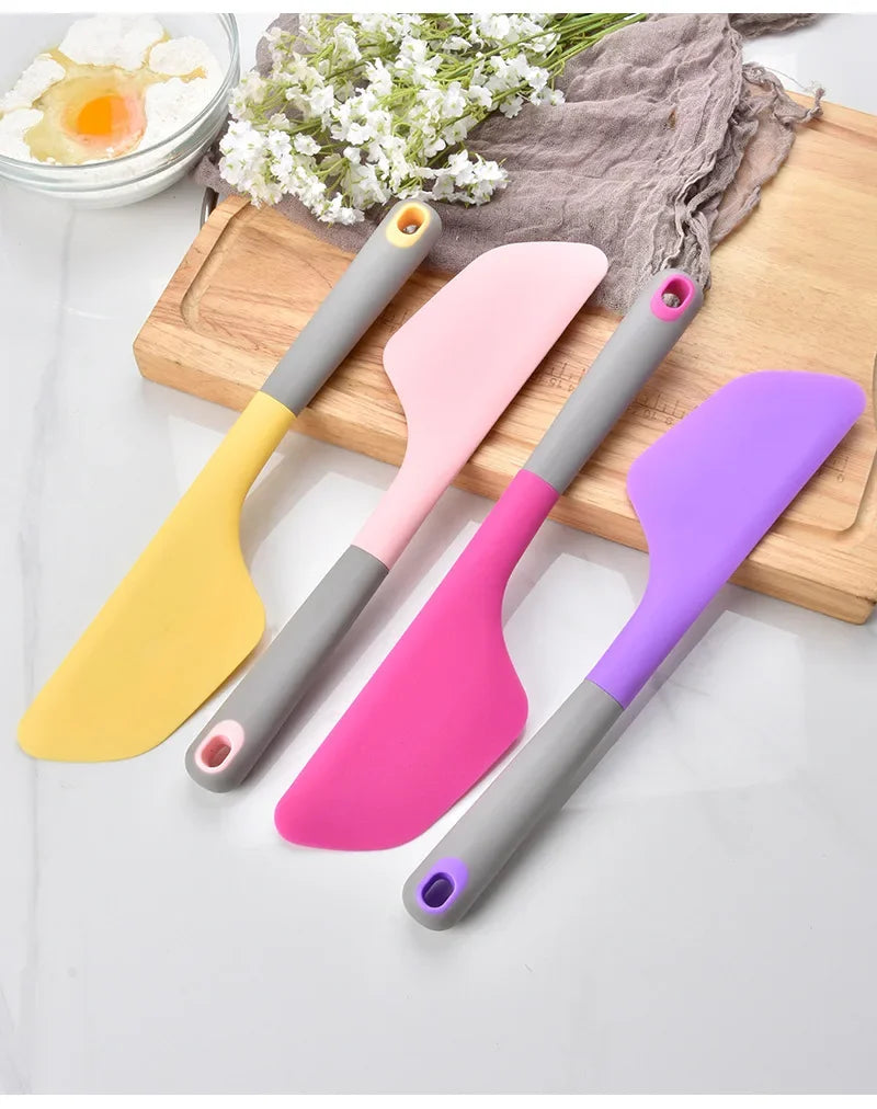 34cm Large Silicone Baking Spatula Non-Stick Cream Butter Spatula Heat Resistant Cookie Chocolate Pastry Scraper Kitchen Tools