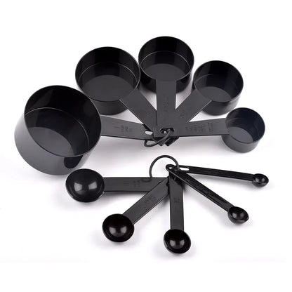 10-Piece Measuring Cups and Spoons Set – Kitchen Baking Tools