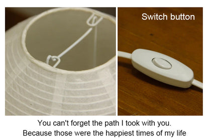 Nordic Wabi-Sabi Table Lamp with Soft Ambient Light