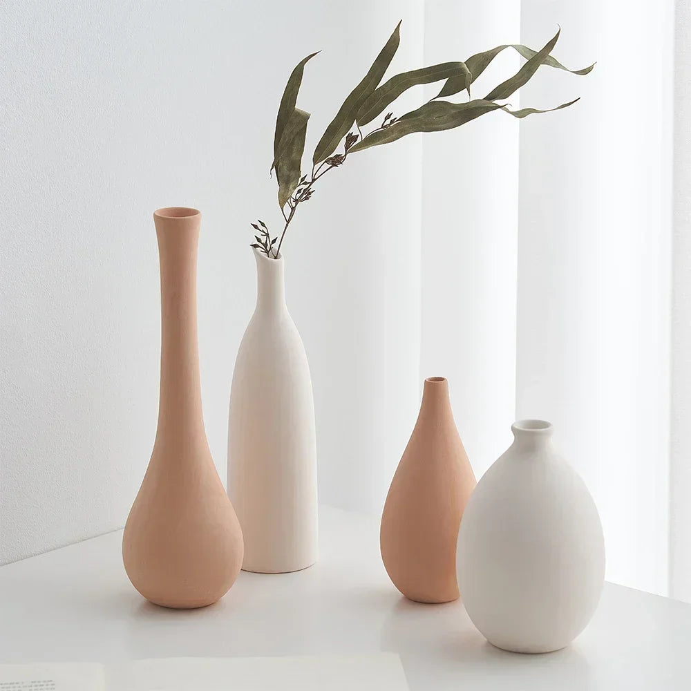 Matte Ceramic Vase for Clean, Modern Interiors