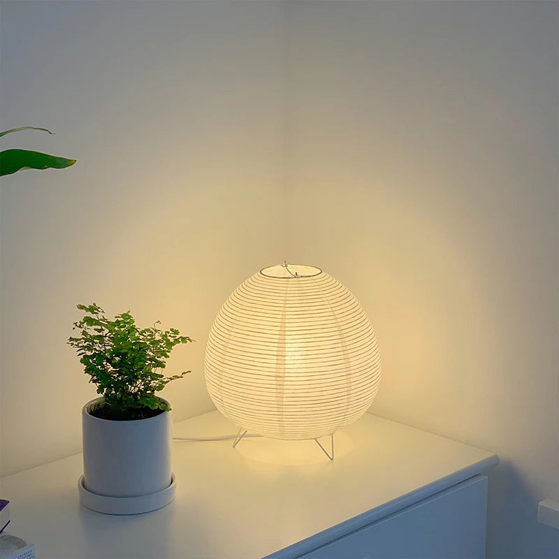Nordic Wabi-Sabi Table Lamp with Soft Ambient Light