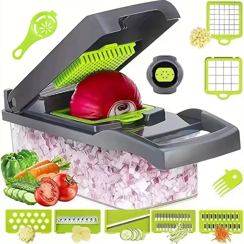 16-in-1 Multifunctional Vegetable Chopper – Kitchen Prep Tool