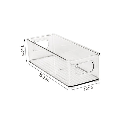 Transparent Refrigerator Storage Box Vegetable Fruit Organizer Fridge Clear Container for Kitchen Food Drinks Storage