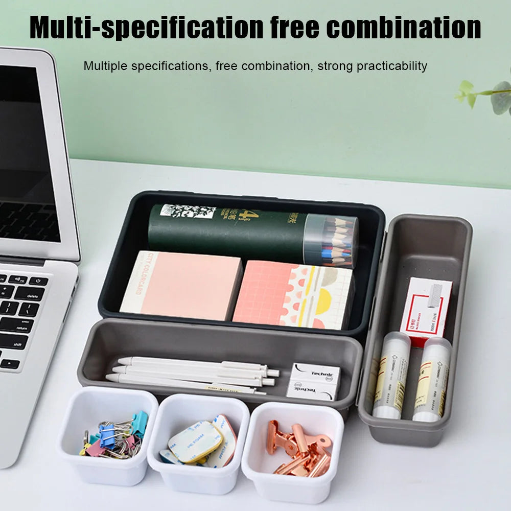 8-Piece Drawer Organizer Set – Multi-Size Storage Trays