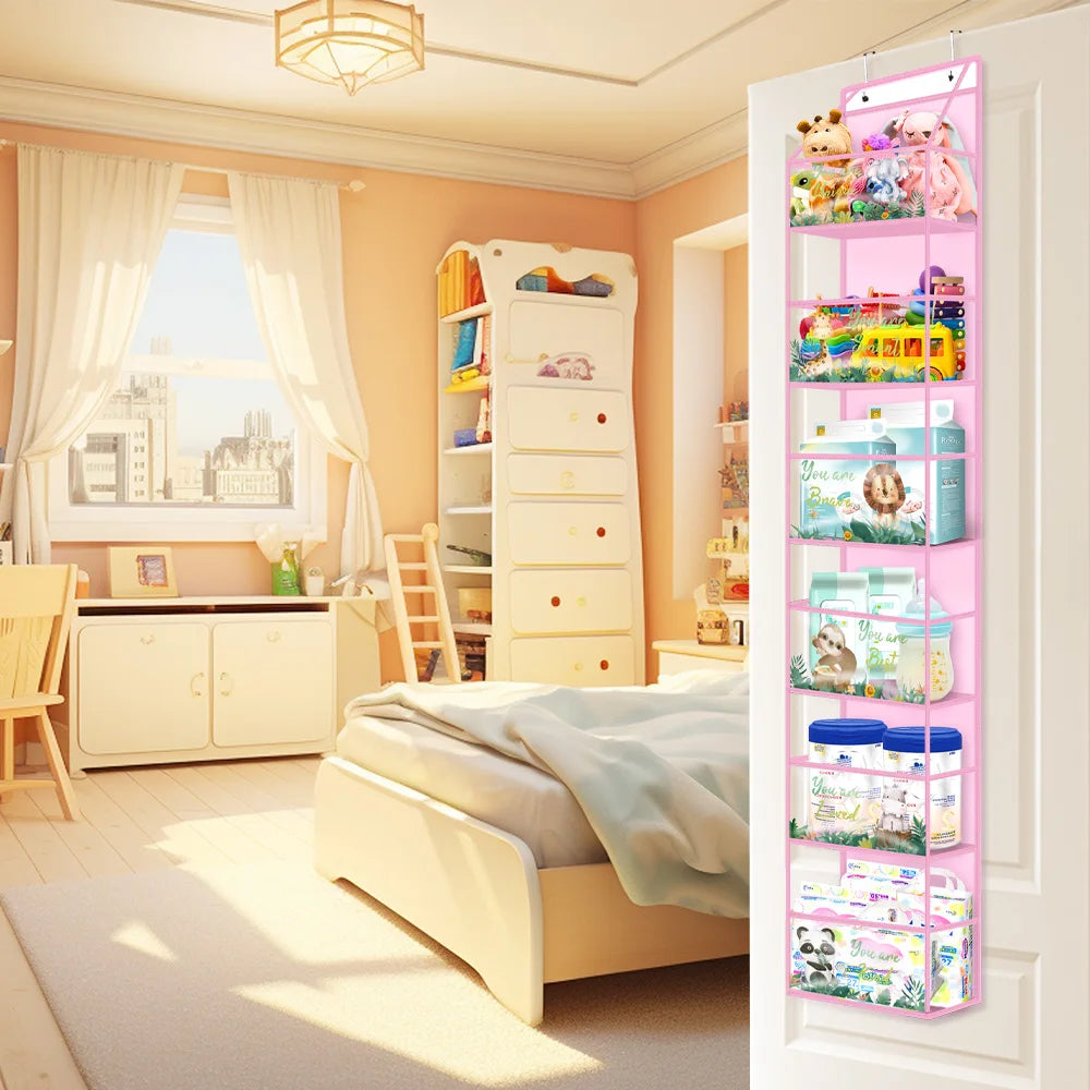 Multi-functional Fabric Hanging Bag for Behind the Door Multi-layer Storage Hanging Bag Miscellaneous Organizer Storage Hanging