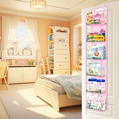 Multi-functional Fabric Hanging Bag for Behind the Door Multi-layer Storage Hanging Bag Miscellaneous Organizer Storage Hanging