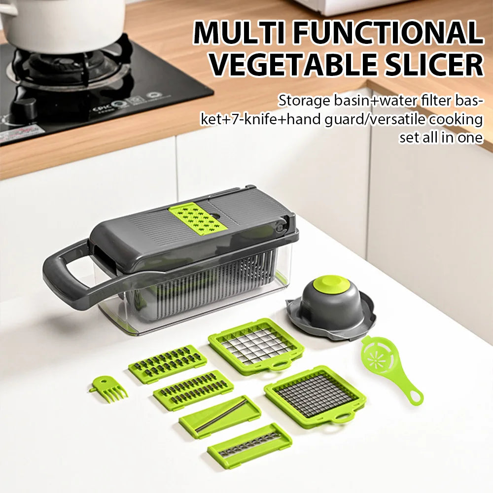 16-in-1 Multifunctional Vegetable Chopper – Kitchen Prep Tool