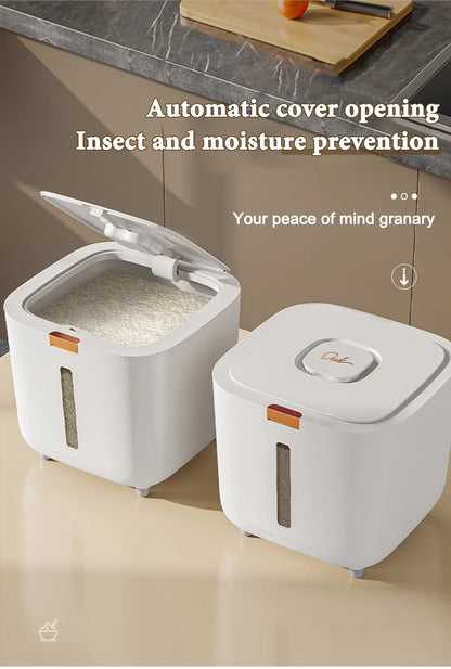 Insect Proof Moisture Proof Rice Box Grain Sealed Jar Kitchen Container 5/10KG Storage Kitchen Container Storage Box with Lid