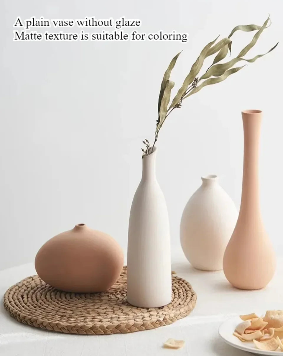Matte Ceramic Vase for Clean, Modern Interiors