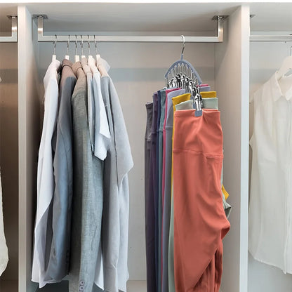 Closet Storage Hanger with Clips – Space-Saving Organizer