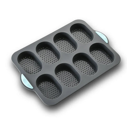 Baking Mold Restaurant Bread Food Mould Grade Baguette Bake Tray Silicone Anti-scalding Non-stick Oven Tool Kitchen Accessories