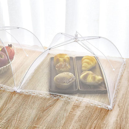 Foldable Food Cover Mesh – Insect-Proof Kitchen Dish Protector
