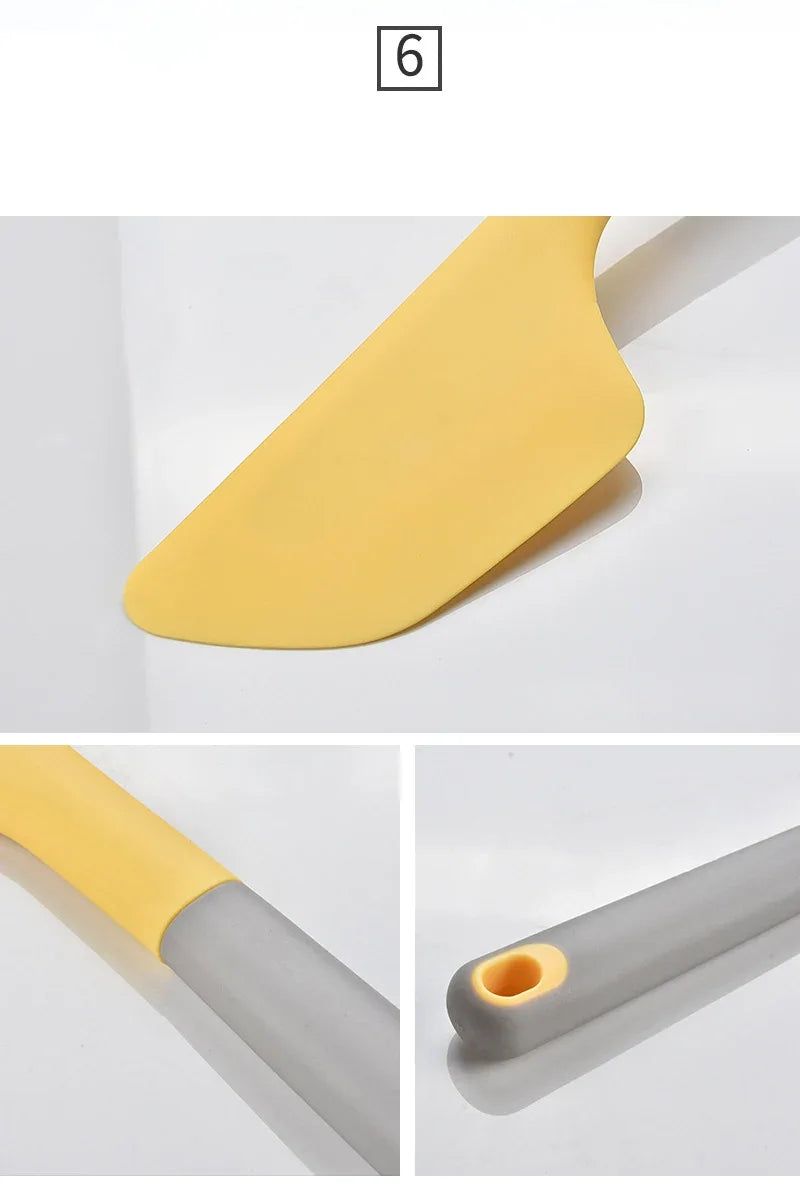 34cm Large Silicone Baking Spatula Non-Stick Cream Butter Spatula Heat Resistant Cookie Chocolate Pastry Scraper Kitchen Tools